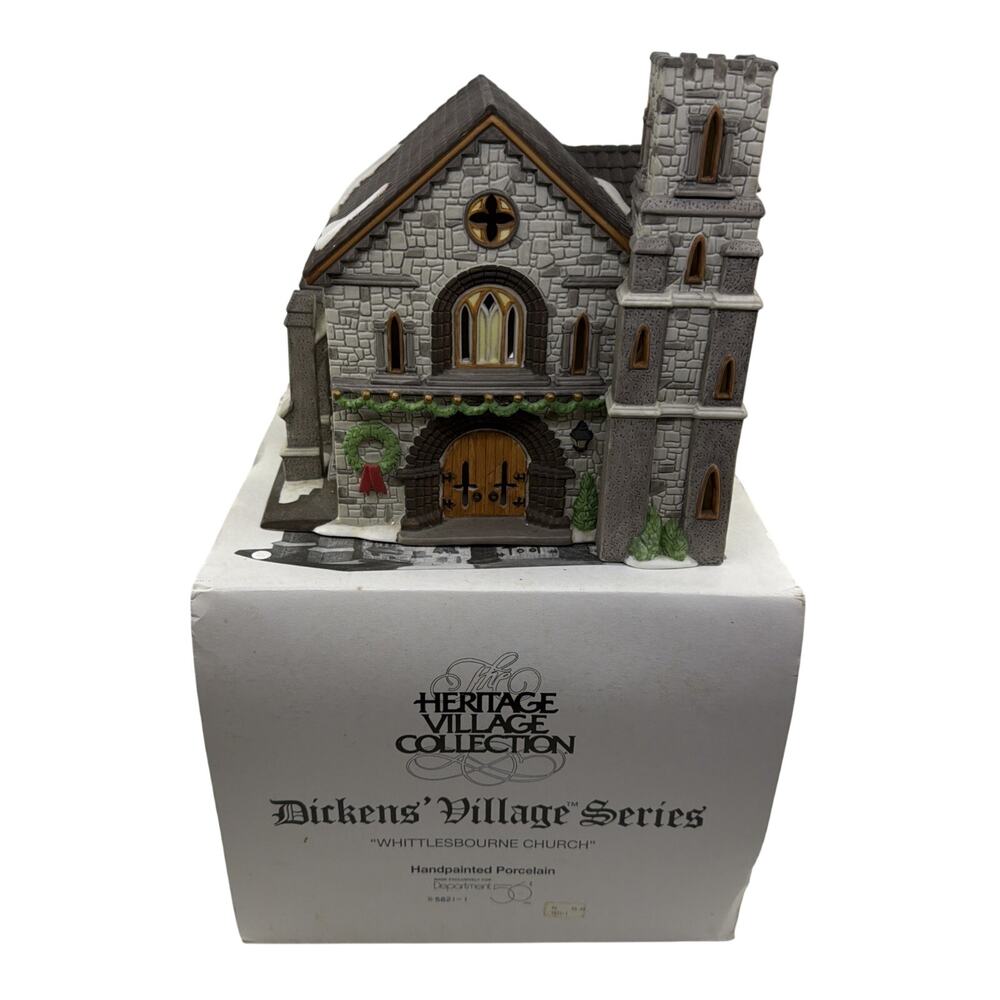Dept 56 Dickens Village Whittlesbourne Church #5821-1 w/ Box Retired